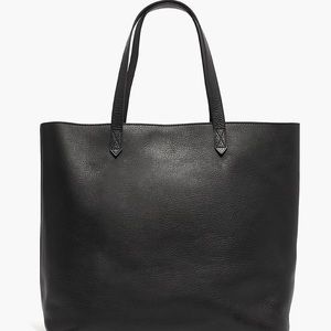 • NWT • Madewell Zip-top Transport Tote In Black